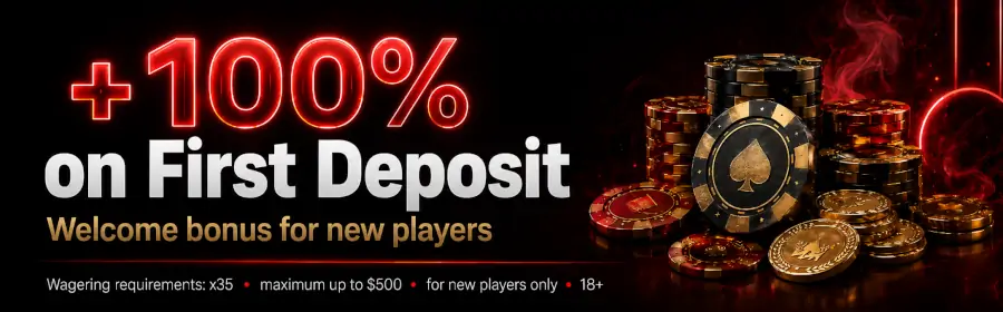 Mellstroy Casino +100% first deposit bonus
